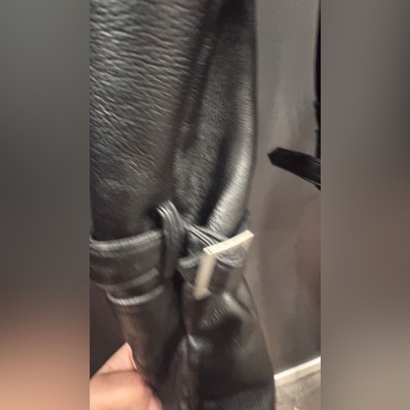 Avec les Filles Anthropologie NEW Black Faux Leather/Shearling Jacket - Picture 12 of 16